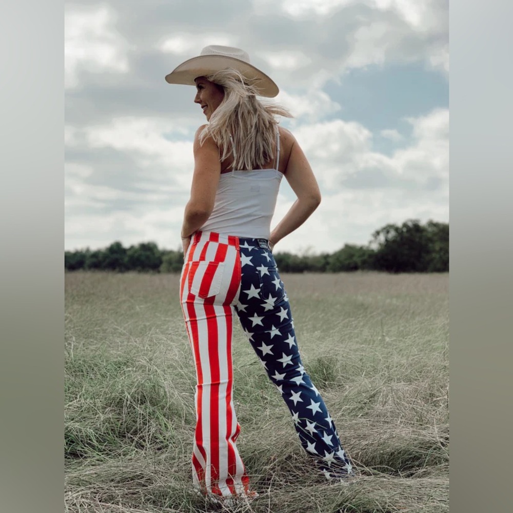 Ranch Dress'N | Pants & Jumpsuits | Ranch Dressn American Flag Super Flares